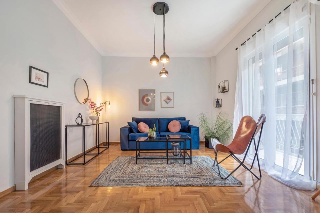 Luxury 2 Bdroom Apt- Megaro Mousikis Athén Kültér fotó